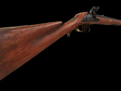 Pattern 1776 Low-poly 3D model