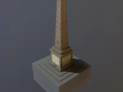 Knockagh Monument Free low-poly 3D model