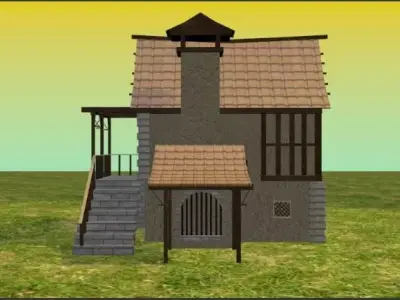 Old Home 3D Model Free 3D model