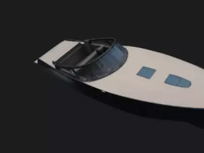 Luxury Motor Yacht 3D Model 3D model