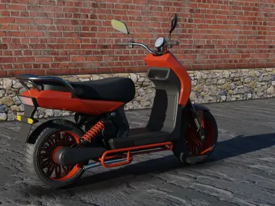 Off-road Scooter 3D model