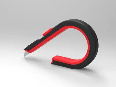 box cutter  Free 3D model