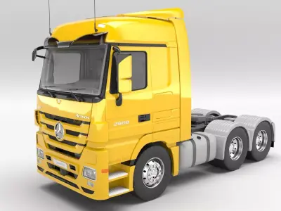 MERCEDES-BENZ ACTROS 2660 - SPEDITION BENDER 3D model