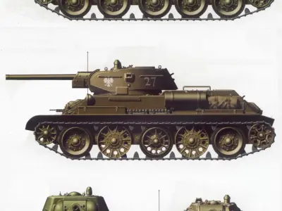 T-34 potato 3D model
