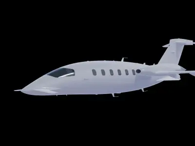 Avanti II - Low Poly 3D model