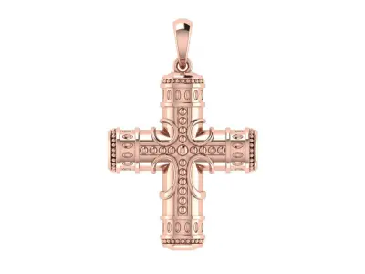 CROSS PENDANT CR169 3D print model