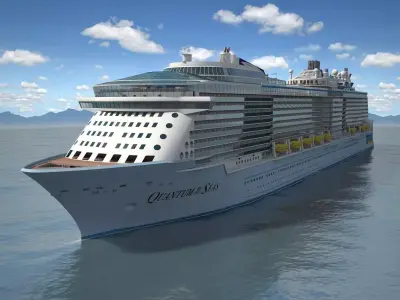 Quantum Of The Seas VRAY 3D model