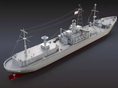AGTR-5 USS Liberty 3D model