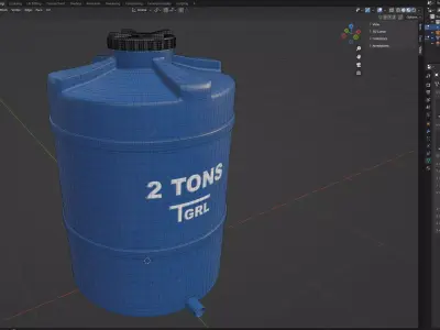 WATER TANK 03 3D model