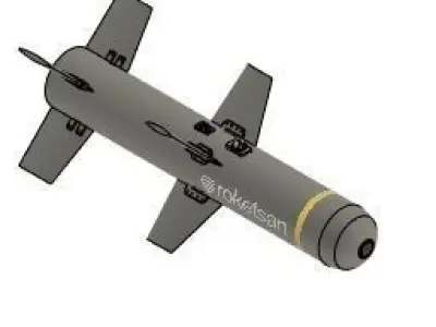 Roketsan MAM-L  Free 3D model