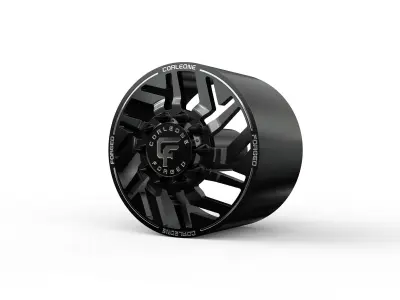 corleone front dedalo dually wheel 3D print model