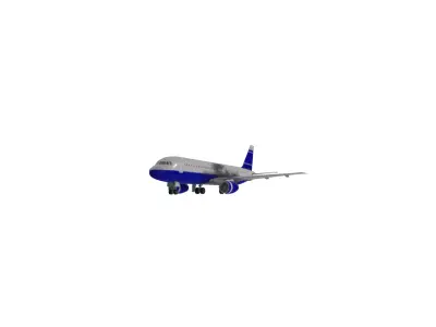 Burnt Airliner 3 3D model