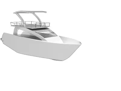 Yacht Design Made On Rhino8 3D model