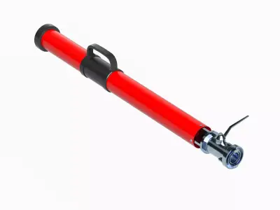 firefighting Foam Nozzle Free low-poly 3D model