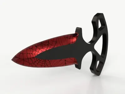 Shadow Dagger Knifes Set 3D model