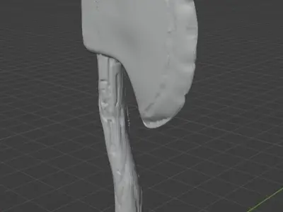 Axe Blender Model 3D model