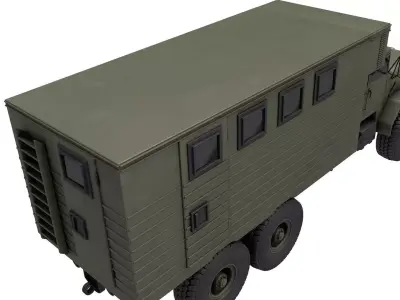 M934A1 Expansable Van Military Truck 3D model