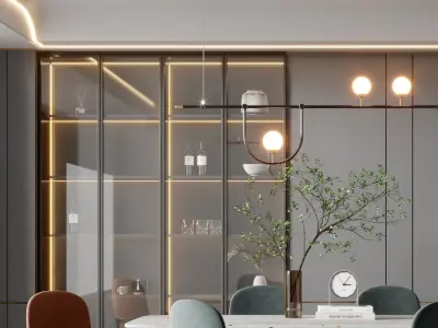 restaurant Home decoration Modern Restaurant 3D model