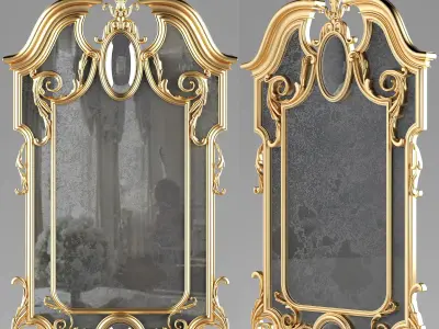 classical mirror set x 3D model