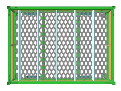 Container for components 3D model