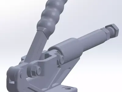 GP-195200 clamp with handle Free 3D model