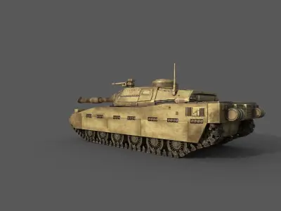 tank M1 A2 3D model