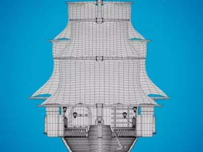 Fishing boat 3D model by Cuchata3D from CGTrader (Textured)