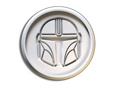 MANDALORIAN BADGE 3D model