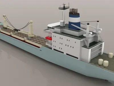 MV Clary 3D model