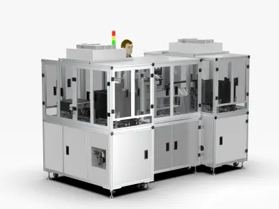 Automatic Storage Tray Sorter for Glass White Chip Detection   3D model