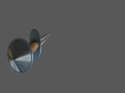 Game Ready Viking Sword PBR Lowpoly Low-poly 3D model