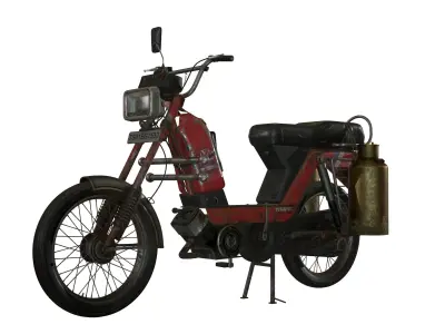 TVS XL Low Poly  Low-poly 3D model