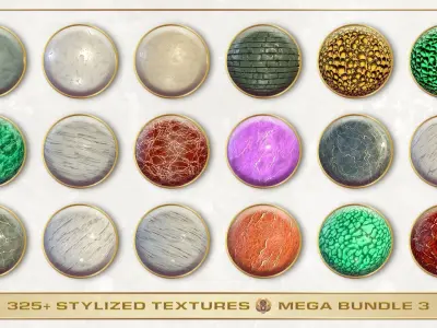 325 Stylized Textures - Mega Bundle Part 3 Texture
