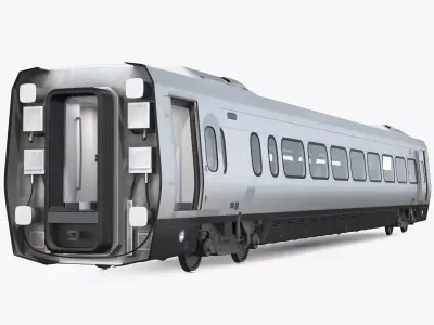 Express Business Coach Generic Rigged 3D model