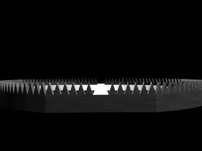 Metalic Bear trap Rigged Free low-poly 3D model