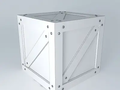 Wood Crate 3D model