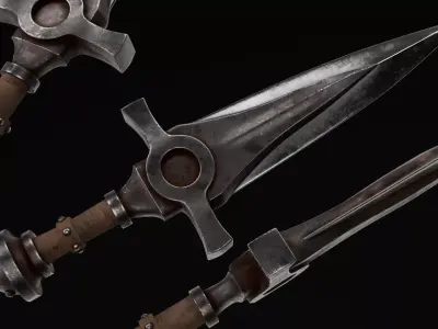 Dagger 3D model 3D model