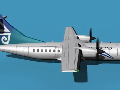 ATR-42-320 Air New Zealand 3D model