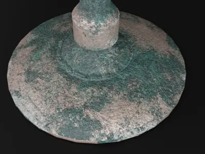 Candlestick Low-poly 3D model shop