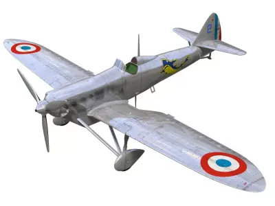 Dewoitine D510 3D model purchase
