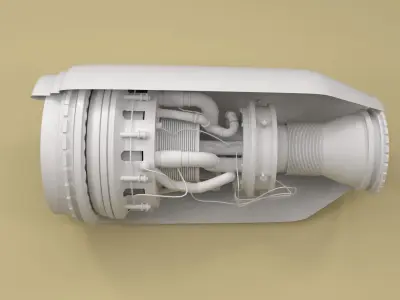 Plane Engine 3D model