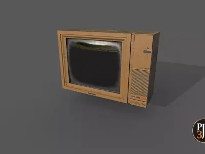 Old TV-Free version Free 3D model