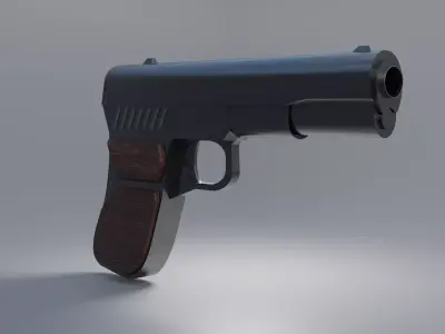 M-1911 gun 3D model