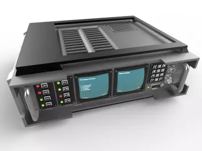 Military Radio Model 01 Low-poly 3D model