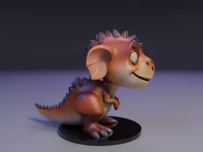 dinosaur 3D print model