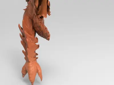 Dragon claw leg 3D model