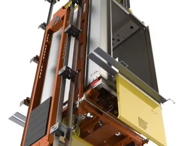 Elevator 800kg 3D model