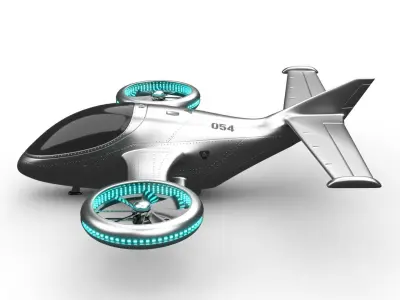 light vtol aircraft 3D model