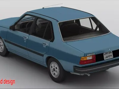 renault 18 1978 3ds Max and lumion  3D model