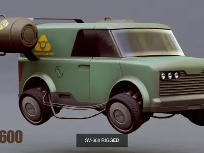 SCI-FI VEHICLES COLLECTION 02 3D Model Pack